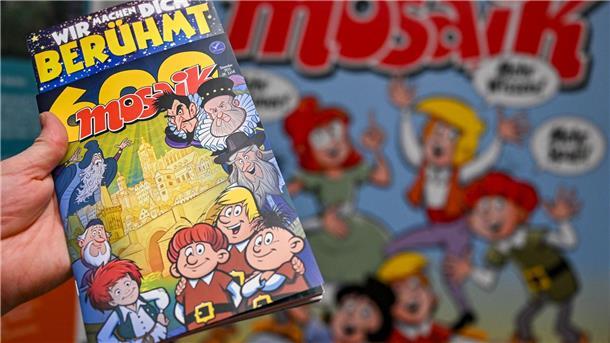 Im 600. Mosaik-Heft beginnt für die Abrafaxe ein Aufenthalt im mittelalterlichen Prag.  