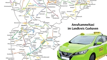 Im Cuxland wird über das Anrufsammeltaxi diskutiert.
