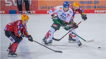 Im Eishockey kommt es seltener vor als im Fußball, doch auch die Kufenflitzer bauen in Zweikämpfen ab und an mal eine Schwalbe ein.