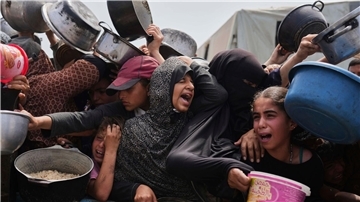 Im Gazastreifen ist die humanitäre Lage katastrophal. (Archivbild)