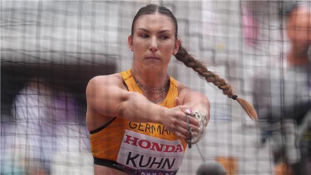 Im Hammerwurf-Finale: Aileen Kuhn.