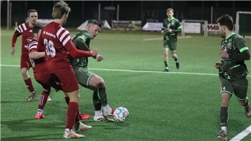 Der TSV Abbehausen beim Spiel gegen den VfR Wardenburg in der Fußball-Bezirksliga.