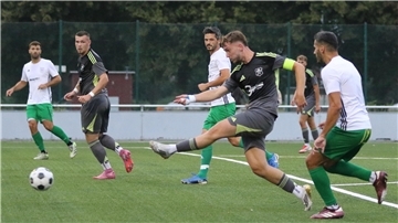 Fußballspiel des TSV Abbehausen gegen den Heidmühler FC