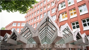 Im Landgericht Münster wurde ein Mann wegen Mordes verurteilt.