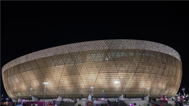 Konkurrenz für Deutschland: Katar will Olympia 2036 Im Lusail Stadion fand 2022 das Endspiel der Fußball-WM statt.