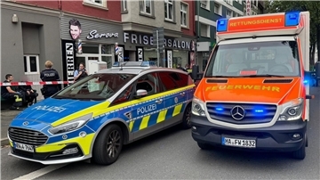 Im nordrhein-westfälischen Hagen sind Schüsse gefallen. Einsatzkräfte sind mit einem Großaufgebot vor Ort.