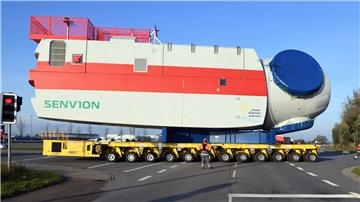 Im November ist die letzte Turbine für den Windpark Trianel Borkum II ausgeliefert worden.