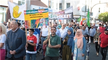 Demo regen rechts in Nordenham