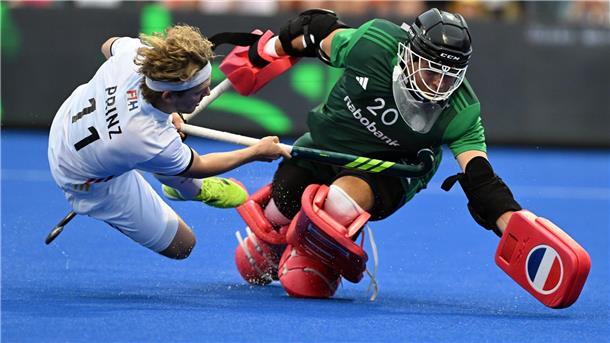 Jubel im Hockey-Park - Neunter EM-Titel für Deutschland Im Penalty-Shootout trafen alle deutschen Schützen.