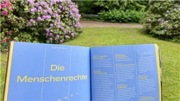 Im Sittenser Dionysiuspark sollen Menschenrechte sichtbar werden. 