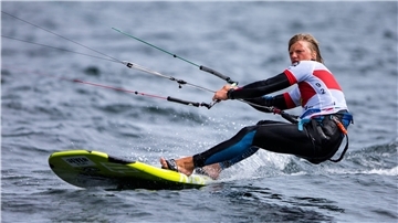 Im ständigen Kampf mit dem Wind: Kitesurfer Jannis Maus ist einer der besten Kitesurfer der Welt.