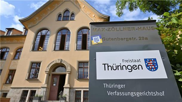 Landtagskrise: CDU erfolgreich beim Verfassungsgericht Im Streit um die Arbeitsfähigkeit des Thüringer Landtags haben die Verfassungsrichter das letzte Wort. (Archivbild)