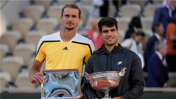 Als Außenseiter nach Paris: Zverev und die Fragezeichen Im vergangenen Jahr musste sich Alexander Zverev erst im Finale geschlagen geben.