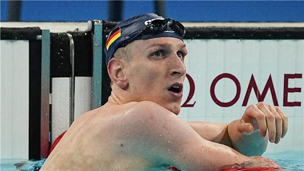Sportler des Jahres: Märtens und Ogunleye favorisiert Im Wasser zu Hause: Schwimm-Olympiasieger Lukas Märtens.