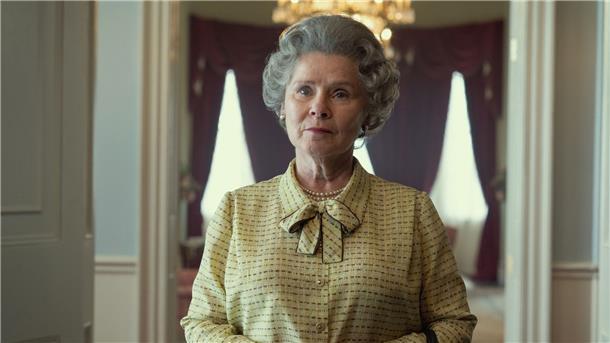 Imelda Staunton spielt in der fünften Staffel der Netflix-Serie „The Crown“ Königin Elizabeth II.