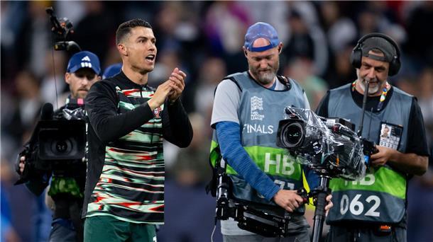 Yamal gegen Ronaldo: Generationen-Duell der Auserwählten Immer im Mittelpunkt: Portugals mehrmaliger Weltfußballer Cristiano Ronaldo.