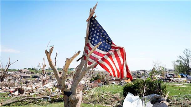 Tote und Verletzte nach schweren Stürmen im Süden der USA Immer wieder sorgen schwere Stürme in den USA für große Schäden und Verwüstung, wie hier in Iowa.