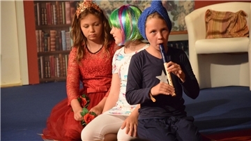 Kindertheatertag im Güterschuppen am Bahnhof