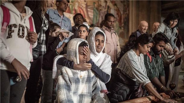 Ostern im Schatten von Kriegen In diesem Jahr nahmen viel weniger Menschen als sonst an der traditionellen Karfreitagsprozession in der Altstadt von Jerusalem teil.