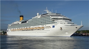 Darum kommt Costa nicht mehr nach Bremerhaven Ein Kreuzfahrtschiff des Unternehmens Costa.