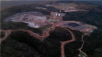 In dieser Mine in Brasilien werden seltene Erden gefördert. Weltweit liegt ein Großteil der Produktion allerdings in chinesischer Hand. (Archiv)