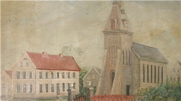Die Alte Kirche in Lehe. 