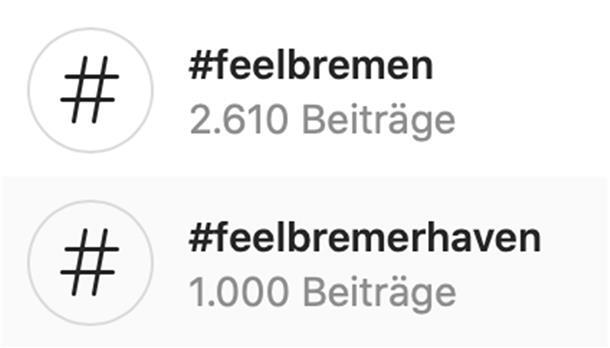 feelBREMERHAVEN hat jetzt die Qual der Wahl In Instagram sind unter #feelbremerhaven nun schon über tausend Fotos zu finden. #feelbremen - wir holen auf!