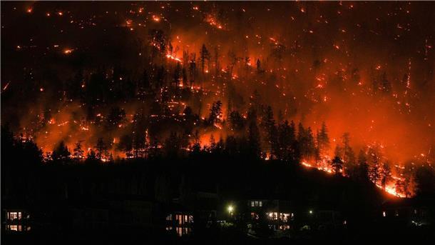 Fast ein Viertel globaler Waldbrand-Emissionen aus Kanada In Kanada waren die Waldbrände in diesem Jahr besonders schlimm.