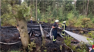 In Kirchtimke kam es am Montag zu einem Waldbrand.