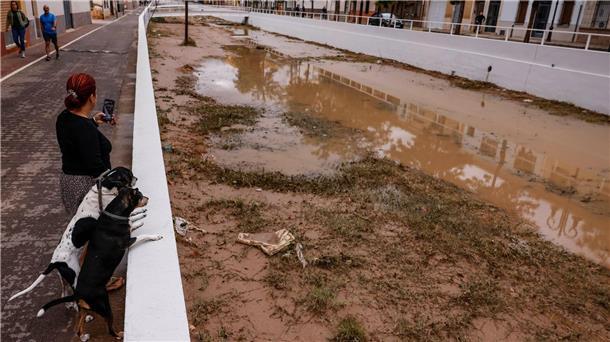 Ex-Hurrikan Gabrielle setzt Teile Spaniens unter Wasser In Mitleidenschaft gezogen wurden vor allem die Region Valencia sowie Ibiza und Formentera.