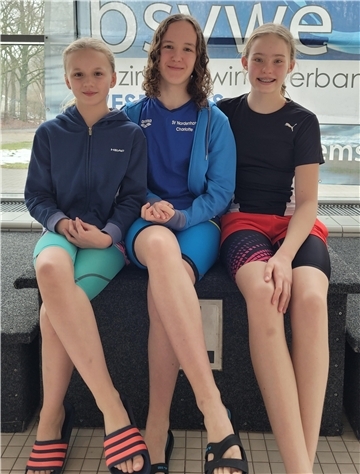 Lotte Luise Müller, Charlotte Rüther, Julia Thamer SV Nordenham Schwimmen