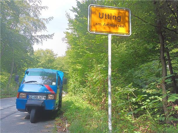 Mit 45 km/h vom Ammersee nach Cuxhaven: Weil Langsamreisen glücklich macht In Peter Bauers Wohnort Utting am Ammersee ging die abenteuerliche Reise mit der Ape los.
