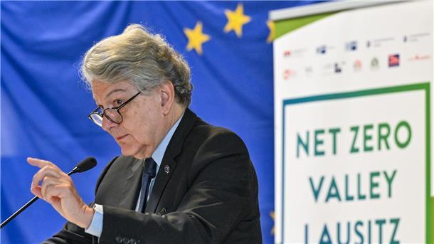 Kohleregion ohne CO2: EU-Kommissar stützt Lausitz Industriekommissar Thierry Breton über das „Netto-Null-Valley“: „Die EU-Kommission ist bereit, dieses Vorhaben zu unterstützen.“