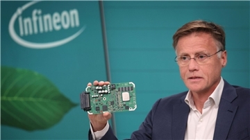 Infineon-Chef Jochen Hanebeck bei der Vorstellung der Geschäftszahlen in München.
