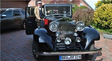 Ingo Ehmann hat sich mit dem Rolls-Royce 20/25 einen langgehegten Wunsch erfüllt.