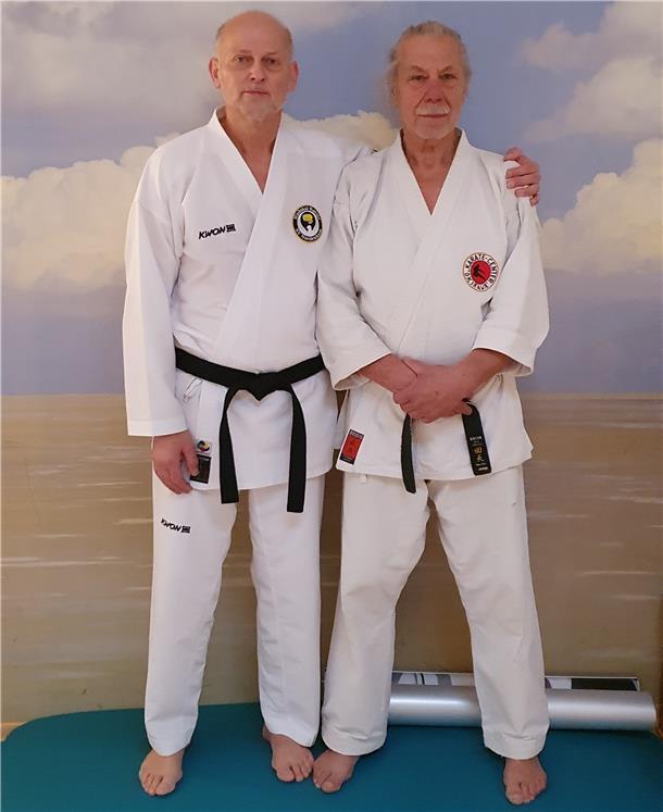 Ingo Lukes und Claus Bleckert vom SV Nordenham