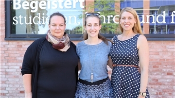 Insa Mannott, Karen Albers und Ann-Cathrin Scheider