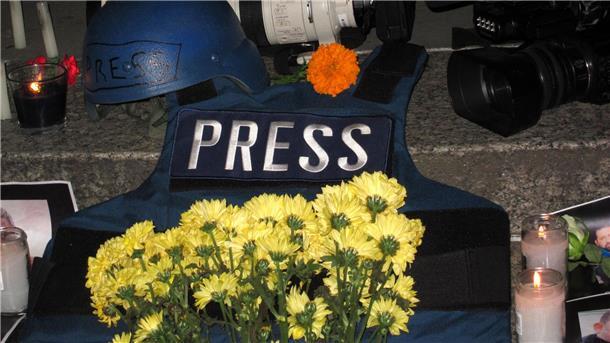 Unesco: Jeden vierten Tag ein Journalist getötet Insgesamt verzeichnet die Unesco für die Jahre 2022 und 2023 162 getötete Journalisten, Medienschaffende und Gestalter von Online-Inhalten - und damit deutlich mehr als die 117 Tötungen in den Jahren 2020 und 2021. (Archivfoto)