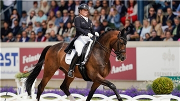 Isabell Werth darf mit Wendy (nicht im Bild) auf einen Olympia-Start hoffen.