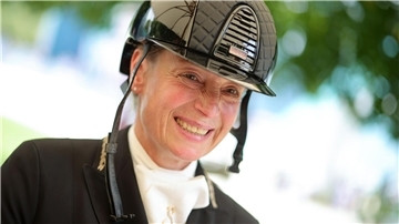Isabell Werth ist mit ihren Auftritten in Stuttgart zufrieden.
