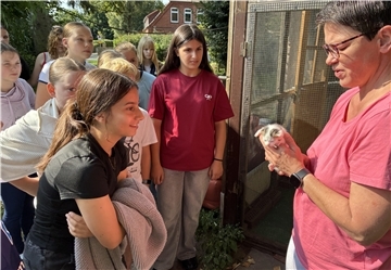 „Ist die süß!“: Der Anblick der kleinen Katzenwaisen machte den Realschülern nochmal die Wichtigkeit des Tierschutzes bewusst.