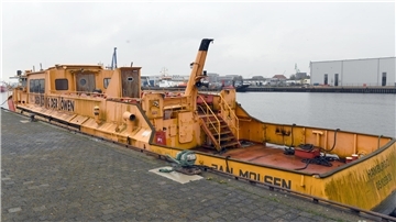 Jan Molsen im Bremerhavener Fischereihafen