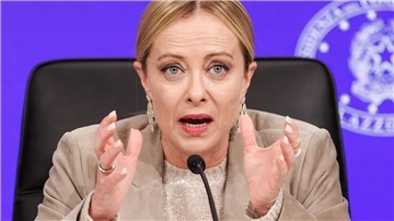 Meloni treibt Justizreform voran Italiens rechte Ministerpräsidentin Giorgia Meloni treibt den Umbau der Justiz voran. (Archivbild)