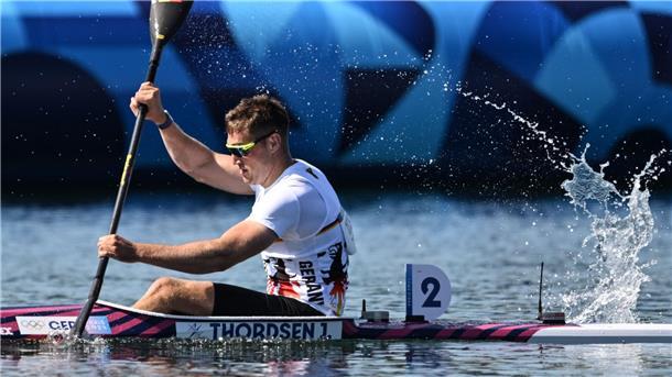 Gras am Steuer bremst Kanute Thordsen aus - „Ding war durch“ Jakob Thordsen hatte im Finale über 1.000 Meter keine Chance.