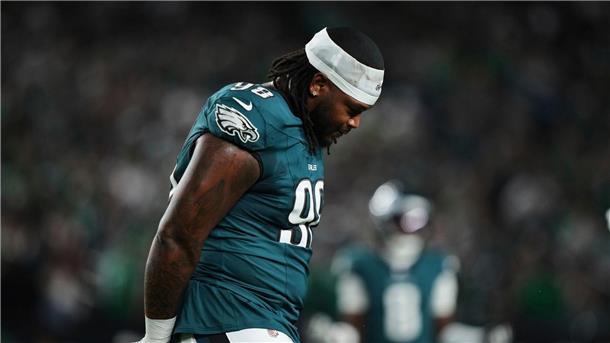 Jalen Carter hatte sich zum NFL-Auftakt nicht im Griff und flog vom Platz.