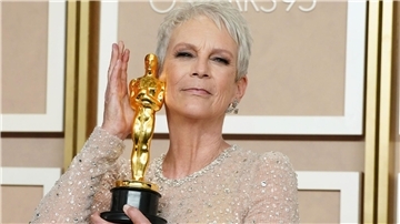 Jamie Lee Curtis hat mit ihrer Auszeichnung nicht wirklich gerechnet.