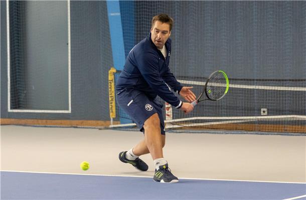 Jannik Schultze vom TK Nordenham in der Tennis-Verbandsliga