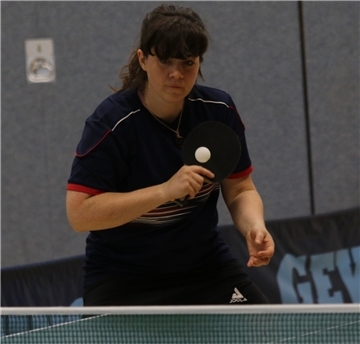 Jantje Beer vom Elsflether TB in der Tischtennis-Bezirksoberliga