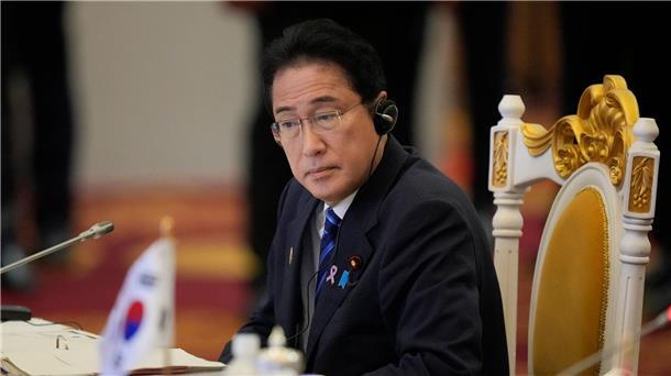 Japans Ministerpräsident Fumio Kishida beim Gipfeltreffen der südostasiatischen Staatengemeinschaft Asean.