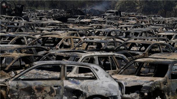 Griechenland: Mehr als 300 Brandstifter festgenommen Jeder Großbrand verursacht Millionenschäden. (Archivbild)